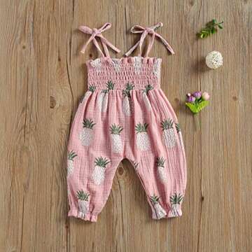 Stylish Infant Baby Girl Summer Romper Jumpsuit