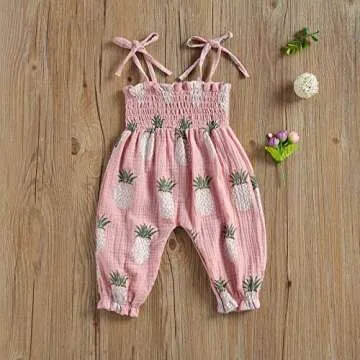Stylish Infant Baby Girl Summer Romper Jumpsuit