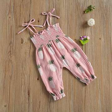 Stylish Infant Baby Girl Summer Romper Jumpsuit