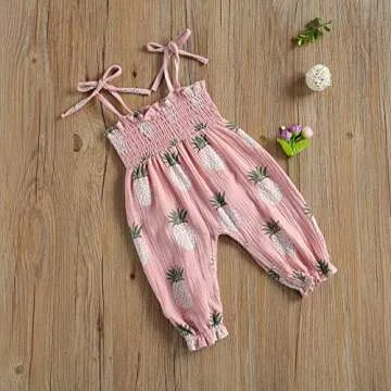 Stylish Infant Baby Girl Summer Romper Jumpsuit