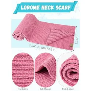 Winter Warm Hat Scarf Touch Screen Gloves Set