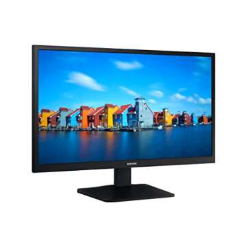 SAMSUNG S33A Series 24-Inch FHD 1080p Computer Monitor, HDMI, VA Panel, Wideview Screen, Eye Saver & Game Mode (LS24A336NHNXZA), Black