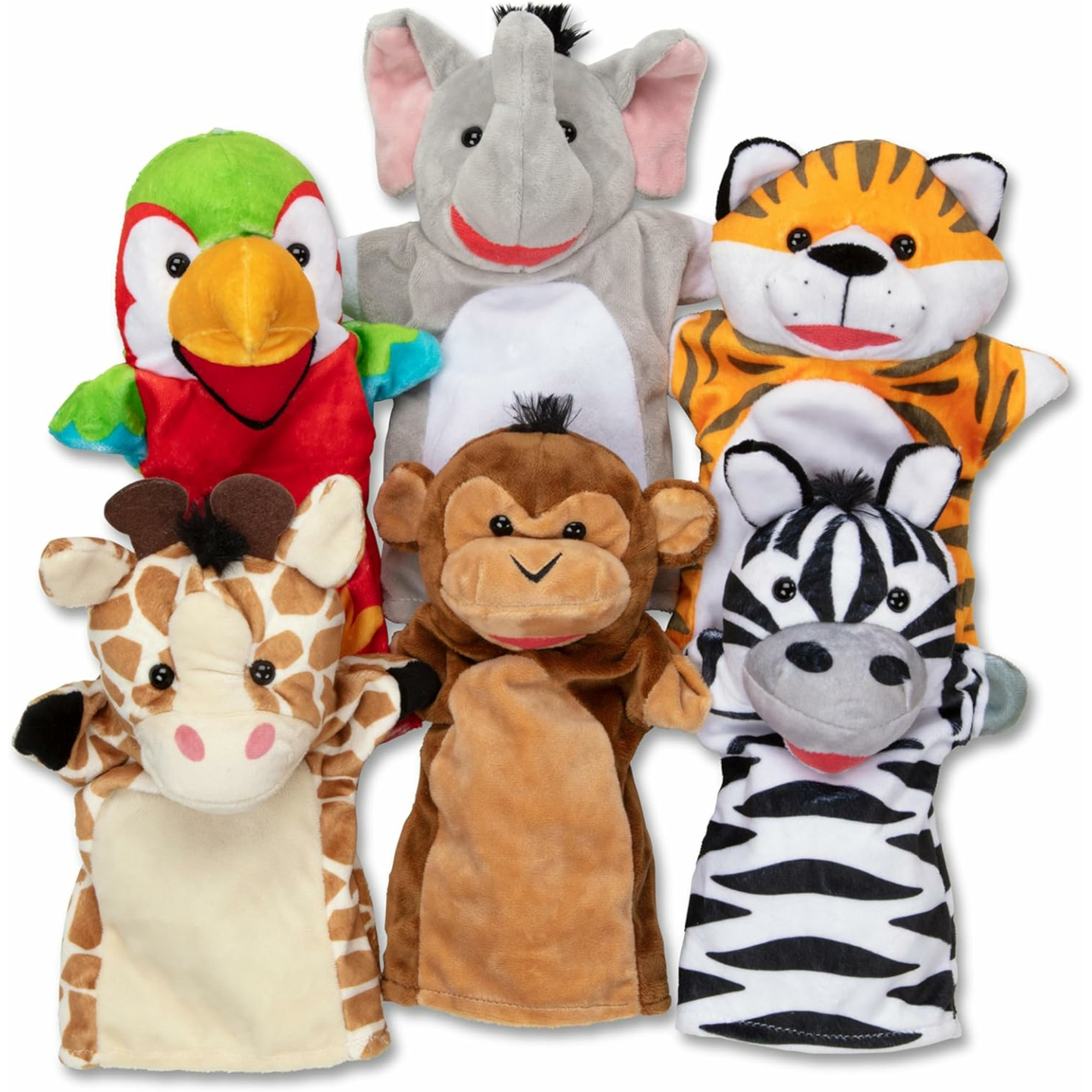 Melissa & Doug Safari Buddies Hand Puppets Set