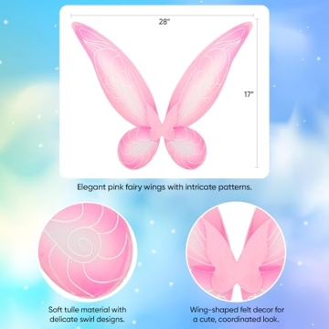 Enchanting Pink Fairy Costume Accessories for All Ages