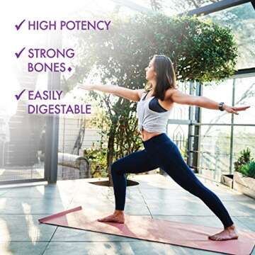 Bluebonnet Calcium Citrate Magnesium Plus Vitamin D3 Caplets for Bone Support 180 Count