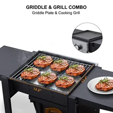 Compact Camplux Flat Top Gas Grill for Easy Outdoor Cooking