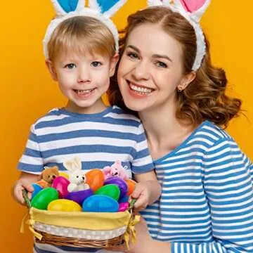 NEWBEA 12 Pack Prefilled Easter Eggs with Stuffed Animals