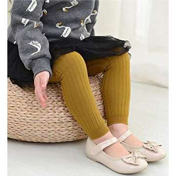 Toddler Ribbed Leggings – Stylish Comfort for Ages 3-5  