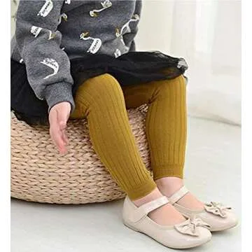 Toddler Ribbed Leggings – Stylish Comfort for Ages 3-5  