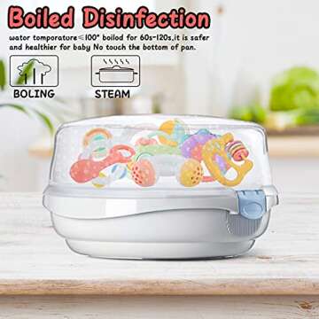 Baby Toys 10pcs Rattles Set,Infant Grasping Grab Toys, Spin Shaking Bell Musical Toy Set Early Educational Toys with Storage Box for Toddler Newborn Baby 0,3, 6, 9, 12 Month Baby Gifts