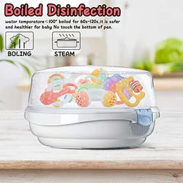 Baby Toys 10pcs Rattles Set,Infant Grasping Grab Toys, Spin Shaking Bell Musical Toy Set Early Educational Toys with Storage Box for Toddler Newborn Baby 0,3, 6, 9, 12 Month Baby Gifts