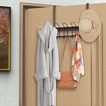 Minggoo Coat Rack - Wall Mounted Heavy-Duty Organizer