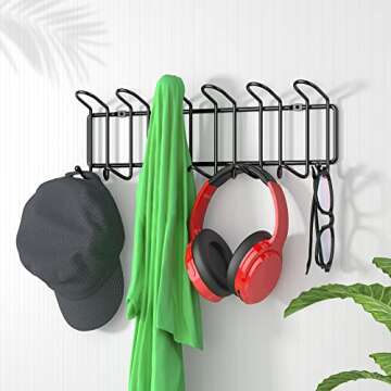 Minggoo Coat Rack - Wall Mounted Heavy-Duty Organizer