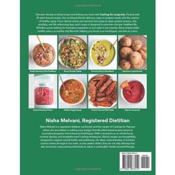 Cooking for Longevity: A Registered Dietitian's Guide for Boosting Healthspan (85 Vegan Recipes + Me...