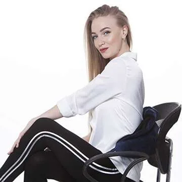 TFTDOUP Memory Foam Neck Pillow for Travel Comfort