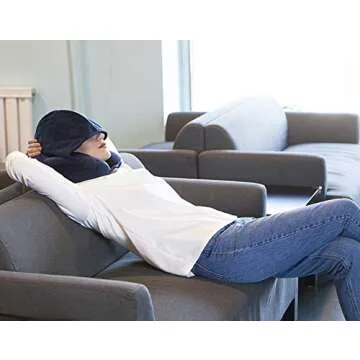TFTDOUP Memory Foam Neck Pillow for Travel Comfort
