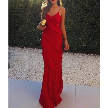 Elegant Argeousgor Floral Halter Dress for Every Occasion