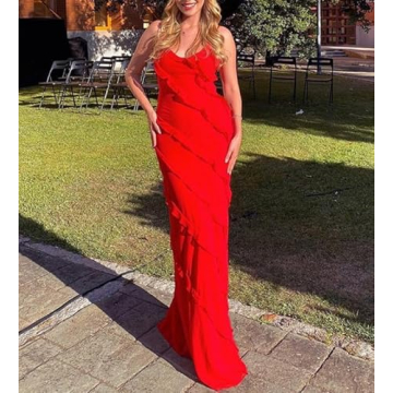 Elegant Argeousgor Floral Halter Dress for Every Occasion