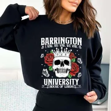 Matinox Barrington University Haunting Adeline Sweatshirt - Dark Romances Smut Reading Bookworm Sweatshirt