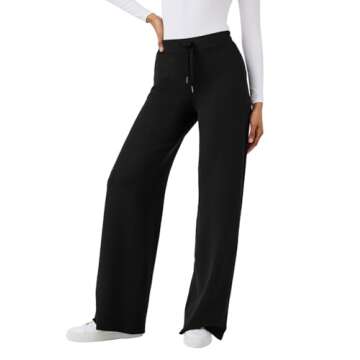 XIEERDUO Womens Loungewear Set Travel Outfits Oversized Sweatshirt Sweatpant Black XXL