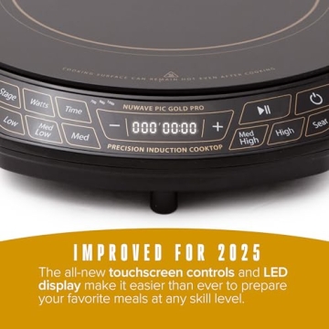 Nuwave Gold Pro Precision Induction Cooktop - Perfect Cooking Companion