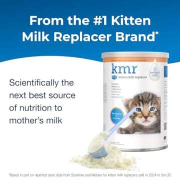 PetAg KMR Kitten Milk Replacer Powder - Complete Nutrition for Kittens 0-6 Weeks