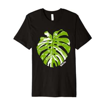 Monstera Deliciosa Thai Constellation Houseplant Plant Lover Premium T-Shirt