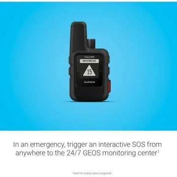 Compact Garmin InReach Mini Satellite Communicator
