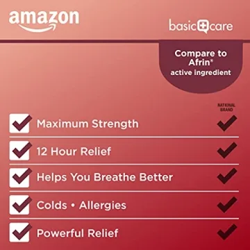 Amazon Basic Care 12-Hour Nasal Spray for Congestion