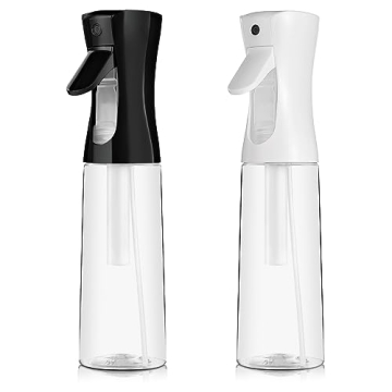 IMPORX Continuous Fine Mist Spray Bottle 2 Pack for Hair & Plants
