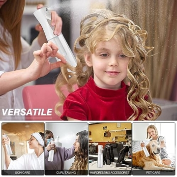 IMPORX Continuous Fine Mist Spray Bottle 2 Pack for Hair & Plants