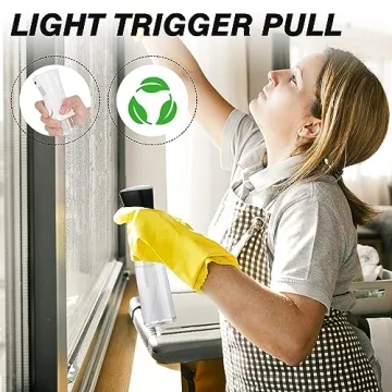 IMPORX Continuous Fine Mist Spray Bottle 2 Pack for Hair & Plants