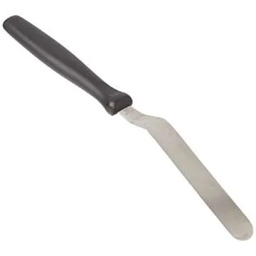 Ateco Ultra Offset Spatula with 4.25" x 0.75" Stainless Steel Blade, 4½", Silver