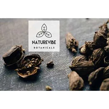 Naturevibe Organic Black Cardamom Pods 3.5 oz | Non-GMO