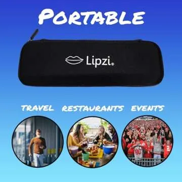 Lipzi Eco-Friendly Straw Case for Easy & Stylish Storage