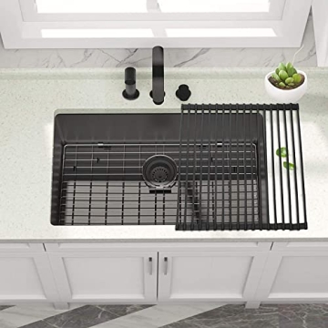 Denkee Roll Up Kitchen Dish Drying Rack - Compact & Versatile