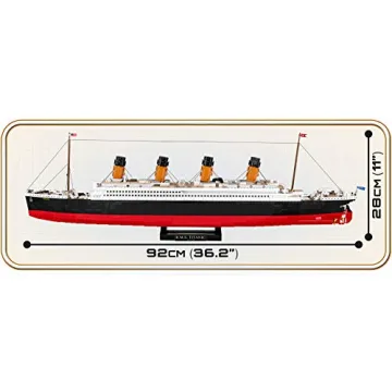 Build the Legendary COBI R.M.S. Titanic 2840 Piece Set