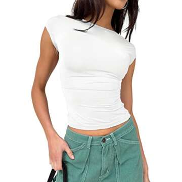 Backless Top Going Out Tops for Women Open Back Top Y2k Clothing Crop Tops for Women Summer Tops Sho...