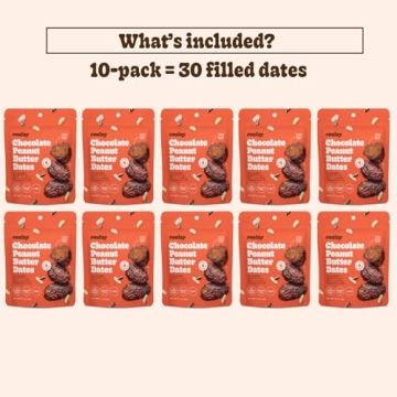 Delicious Realsy Peanut Butter Chocolate Dates, Vegan Snack