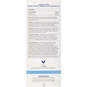 Supergoop! Skin Soothing Mineral Sunscreen SPF 40, 2.4 Fl Oz