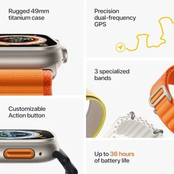 Renewed Apple Watch Ultra 49mm GPS Cellular Titanium