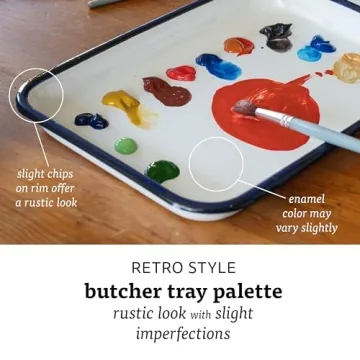 Art Alternatives Enamel Butcher Tray for All Artists