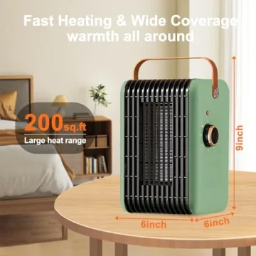 1500W Portable Electric Space Heater for Home