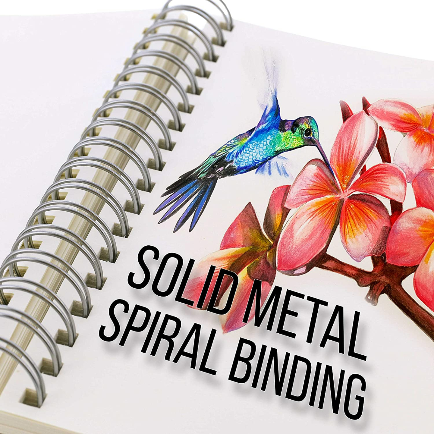 Quality Spiral Bound Sketch Book Pack of 2