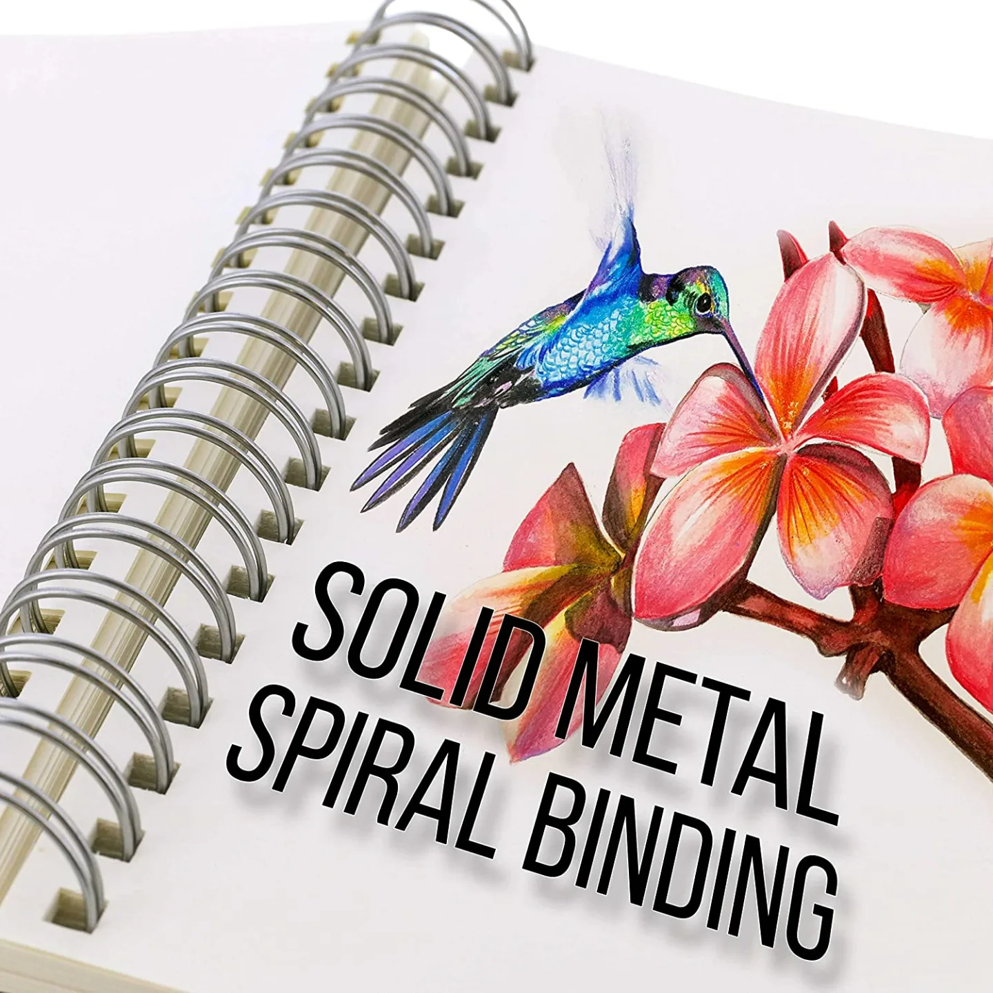 Quality Spiral Bound Sketch Book Pack of 2