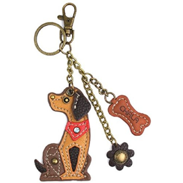 CHALA Mini Dog Keychain - Stylish Purse Charm & Key Fob Accessory