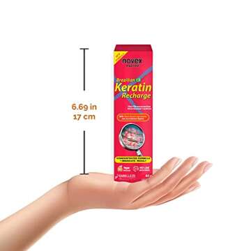 Novex Keratin Recharge Leave In Conditioner for Smooth Hair