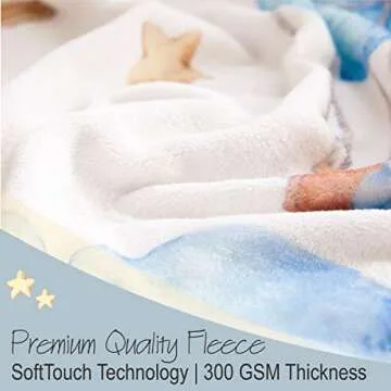 SANDAN* Baby Monthly Milestone Blanket Boy & Girl Super Soft, Extra Large Newborn Month Blanket with a Photo Album, Bandana Bib and Frames for Perfect Personalized Baby Milestone Pictures