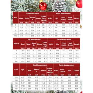 Ekouaer Family Christmas Pajamas for All Ages