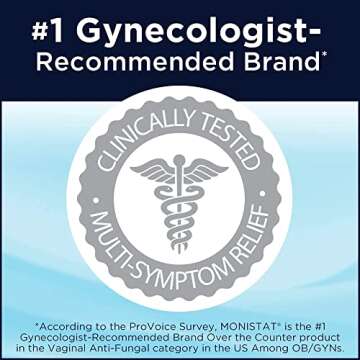 Monistat 1 Day Yeast Infection Treatment for Women, 1 Miconazole Ovule Insert & External Monistat Anti-Itch Cream Bundle